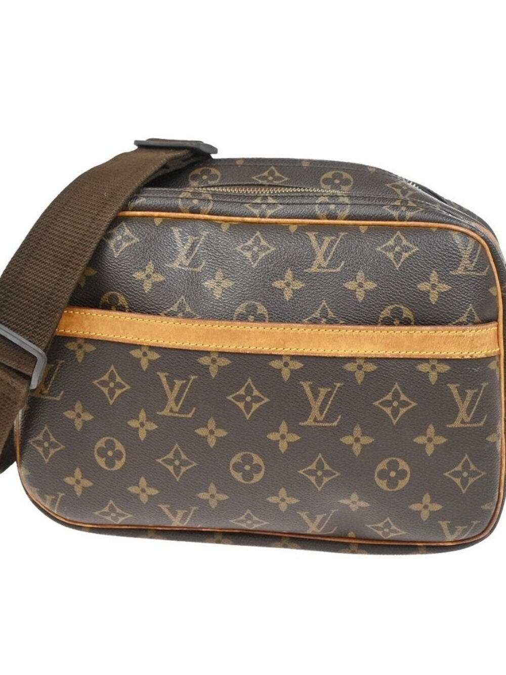 LOUIS VUITTON Reporter PM Crossbody Shoulder Bag Monogram Leather M45254 80KC892